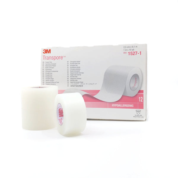 3M Transpore transparentní cívková náplast balení