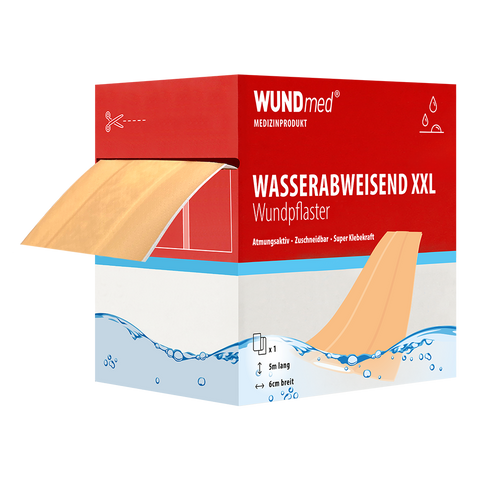 WUNDmed voděodolná náplast s polštářkem na roli